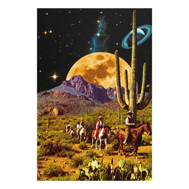 Cuadros paisajes naturaleza Retro Collage - Space Cowboys