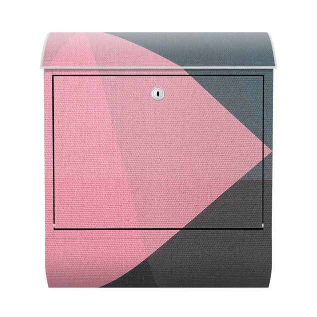 Buzones originales Pink Transparency Geometry