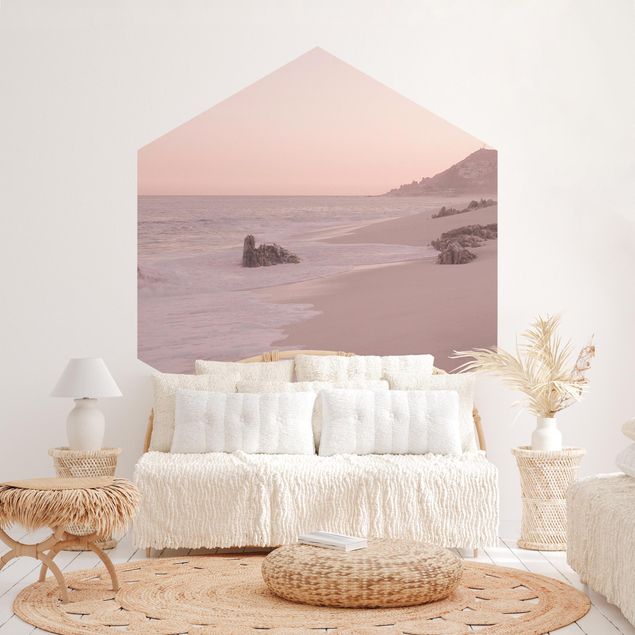 Papel pintado puesta de sol Reddish Golden Beach