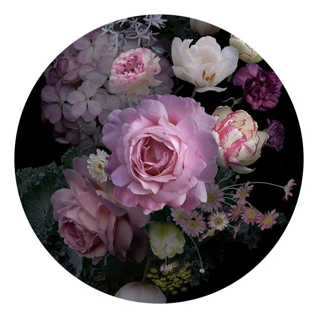 Papel pintado rústico Bouquet Of Gorgeous Roses