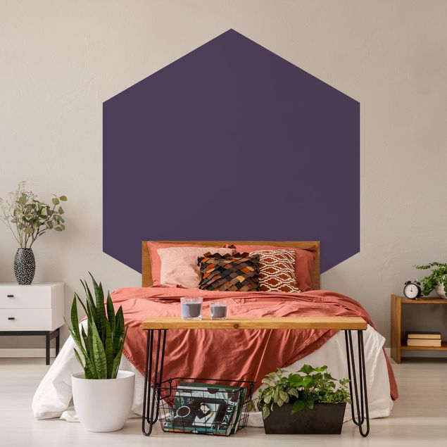 Papel pintado salón moderno Red Violet