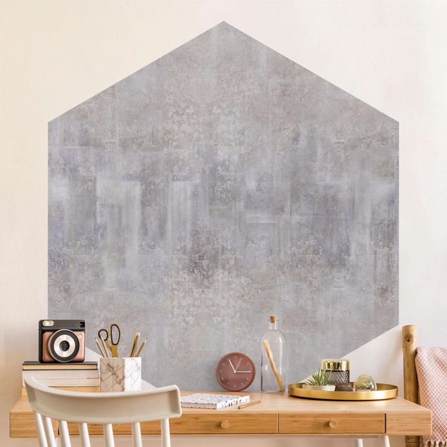Papel de pared Rustic Concrete Pattern Grey
