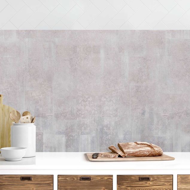 Salpicadero cocina adhesivo efecto piedra Rustic Concrete Pattern Grey