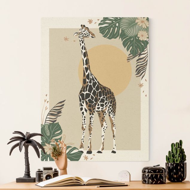 Lienzos de jirafas Safari Animals - Giraffe