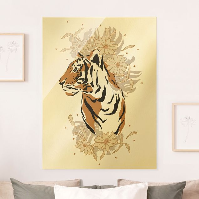 Cuadros de tigres Safari Animals - Portrait Tiger