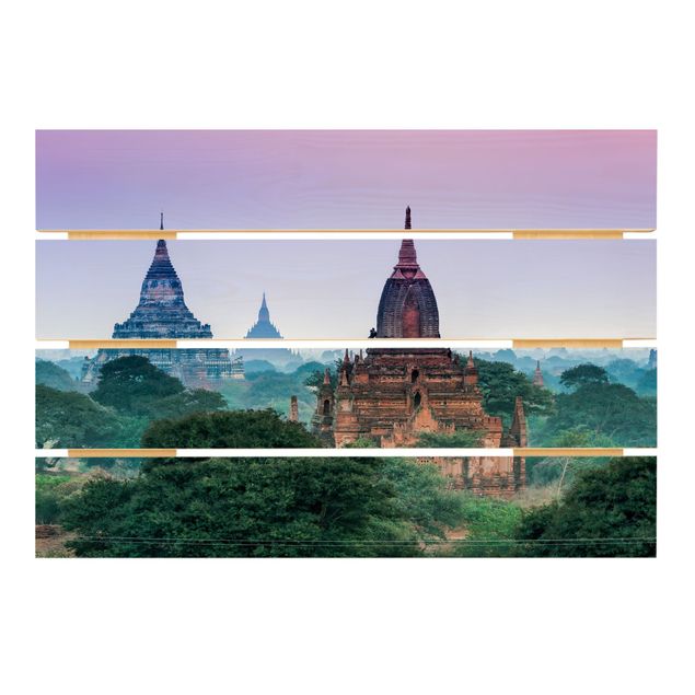 cuadros de madera decorativos Temple Grounds In Bagan