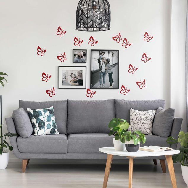 Vinilos pared animales Butterfly Set