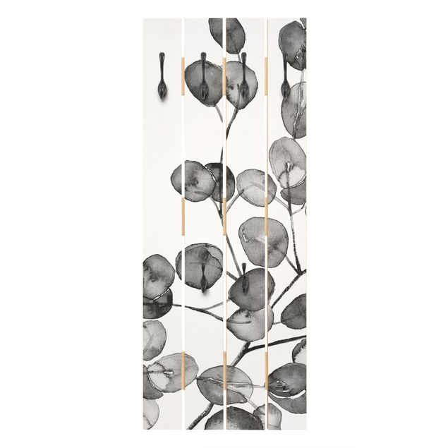 Cuadros de Monika Strigel Black And White Eucalyptus Twig Watercolour
