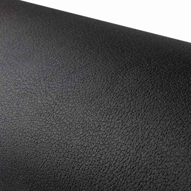 Papel adhesivo para muebles negro Black Leather
