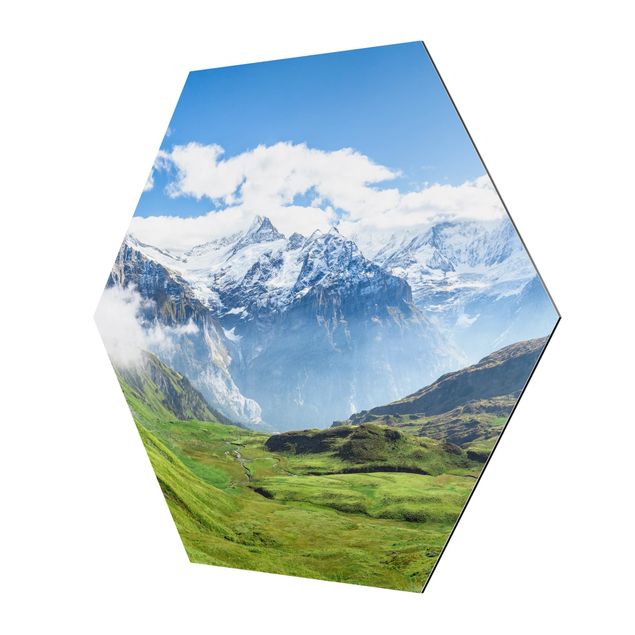 Cuadros paisajes naturaleza Swiss Alpine Panorama