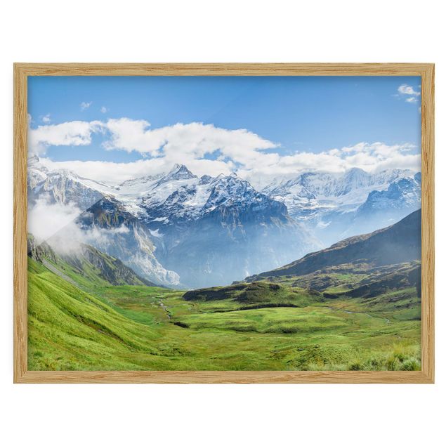 Cuadros paisajes Swizz Alpine Panorama