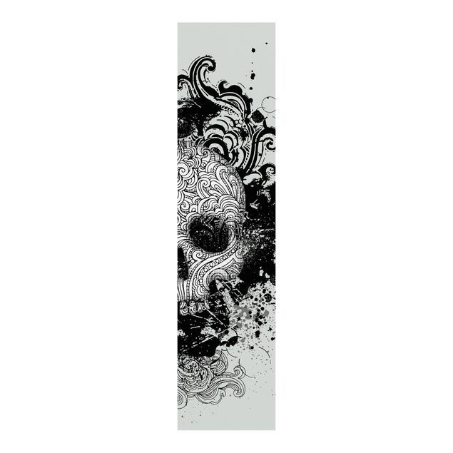 Paneles japoneses patrones Skull
