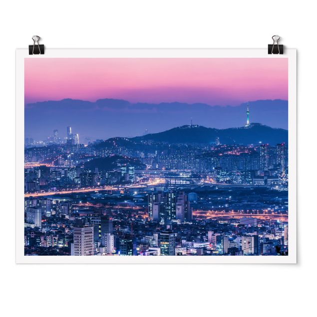 Cuadros de ciudades Skyline Of Seoul