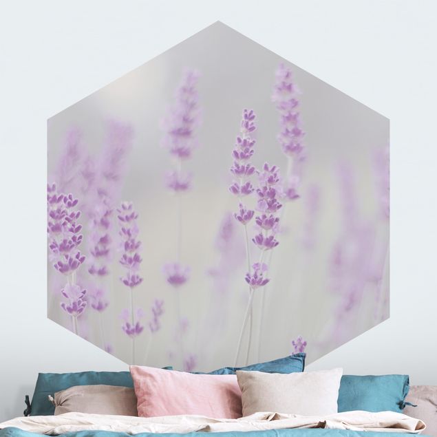 Papel pintado flores Summer In A Field Of Lavender