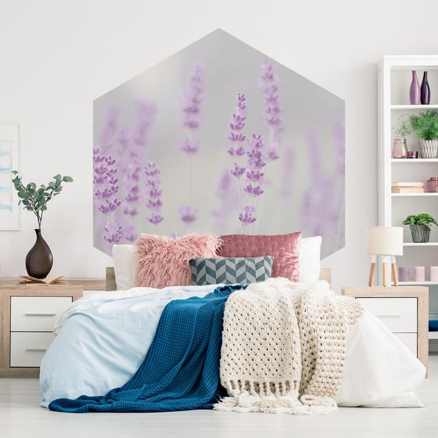 Papeles pintados modernos Summer In A Field Of Lavender