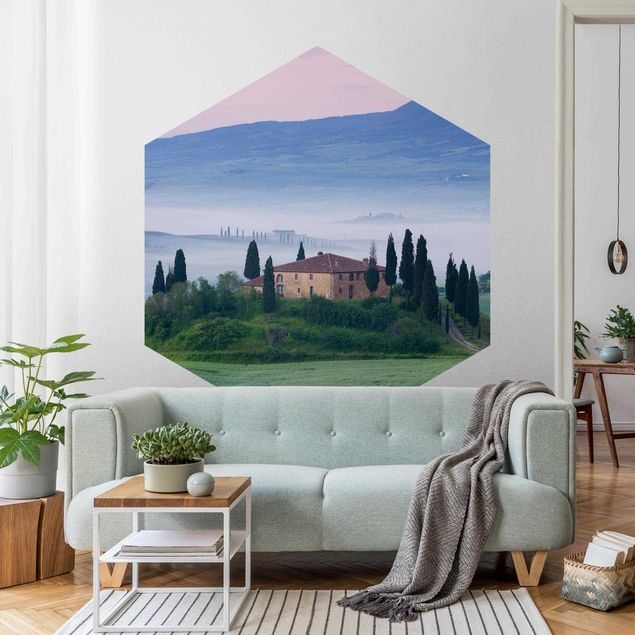 Papel pintado paisajes Sunrise In Tuscany