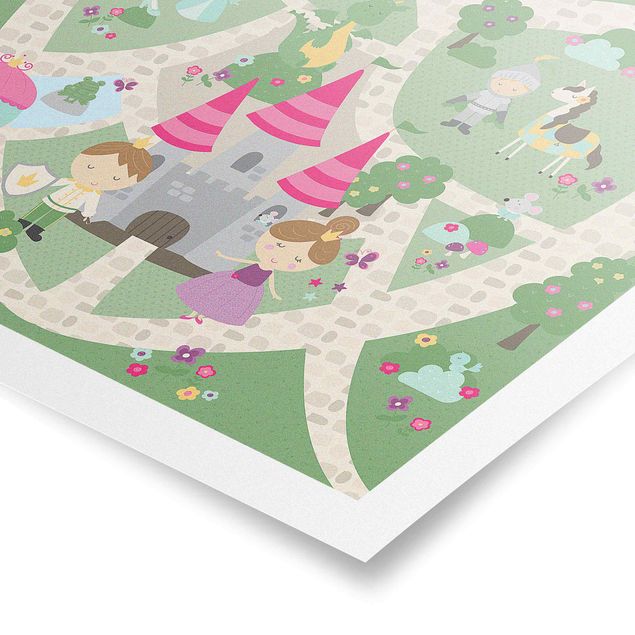 Cuadros Playoom Mat Wonderland - The Path To The Castle