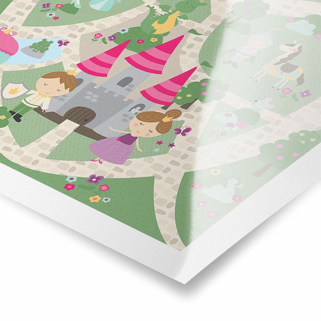 Pósters Playoom Mat Wonderland - The Path To The Castle