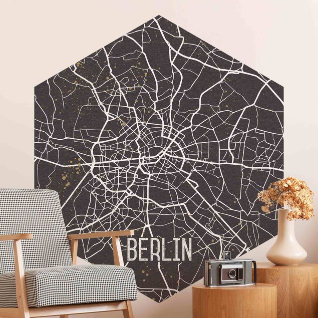 Decoración de cocinas City Map Berlin - Retro