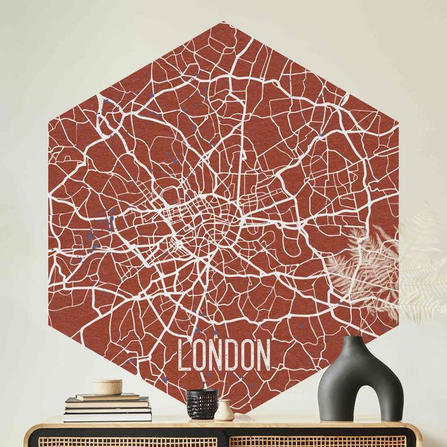 Decoración de cocinas City Map London - Retro