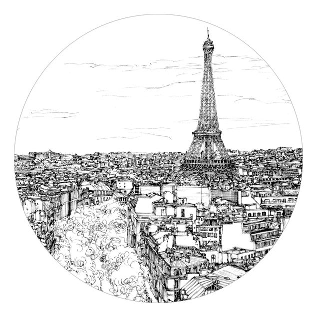Papel pintado moderno City Study - Paris