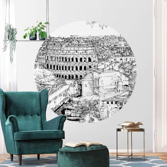papel pintado arquitectura City Study - Rome