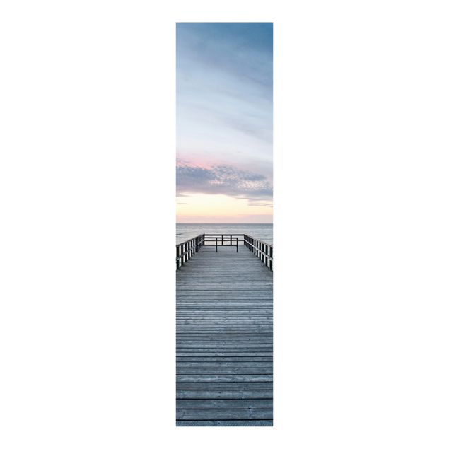 Paneles japoneses paisajes Landing Bridge Boardwalk