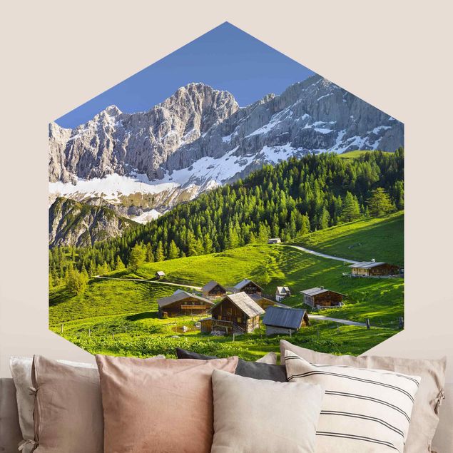 Papel pintado montañas Styria Alpine Meadow