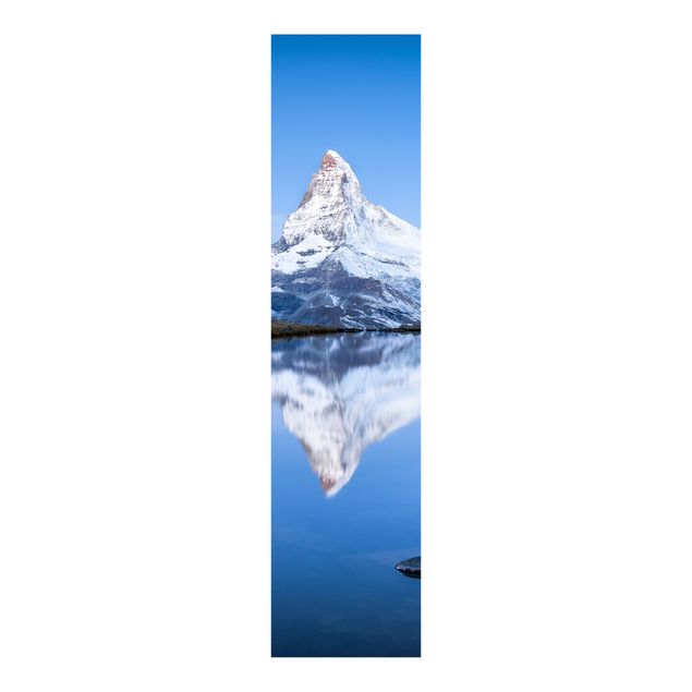 Paneles japoneses arquitectura y skyline Stellisee Lake In Front Of The Matterhorn