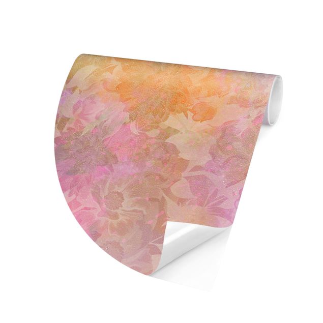 Papel pared flores Bright Floral Dream In Pastel
