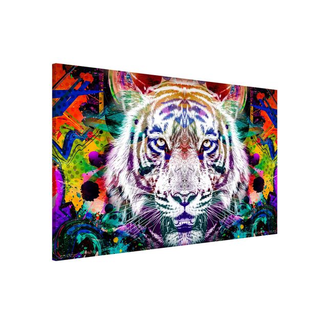 Tigres cuadro Street Art Tiger