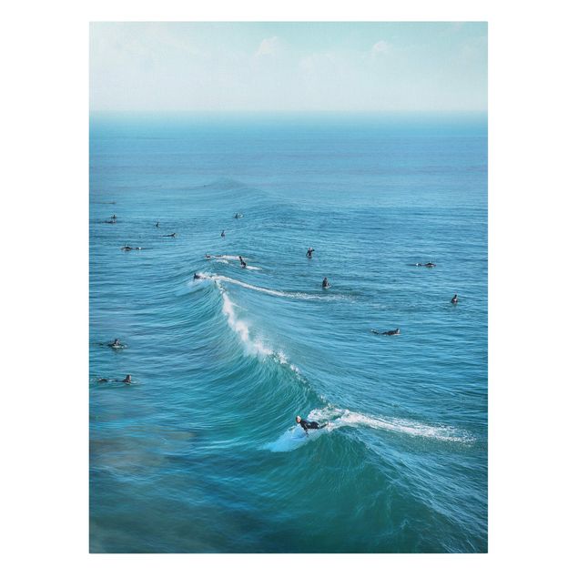 Lienzos de playas Surfer At Huntington Beach
