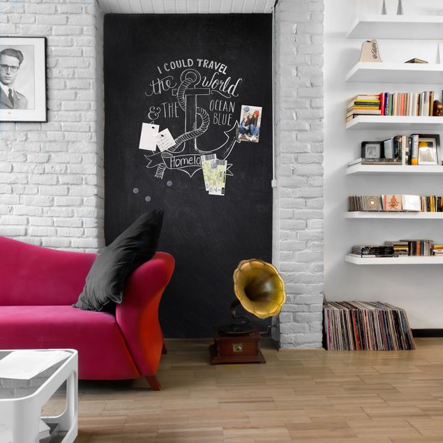 Decoración habitacion bebé Blackboard self-adhesive - Home Office
