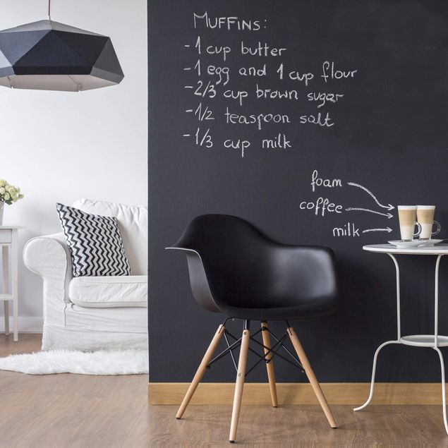 Láminas adhesivas patrones Living Room - DIY Chalkboard Wallpaper