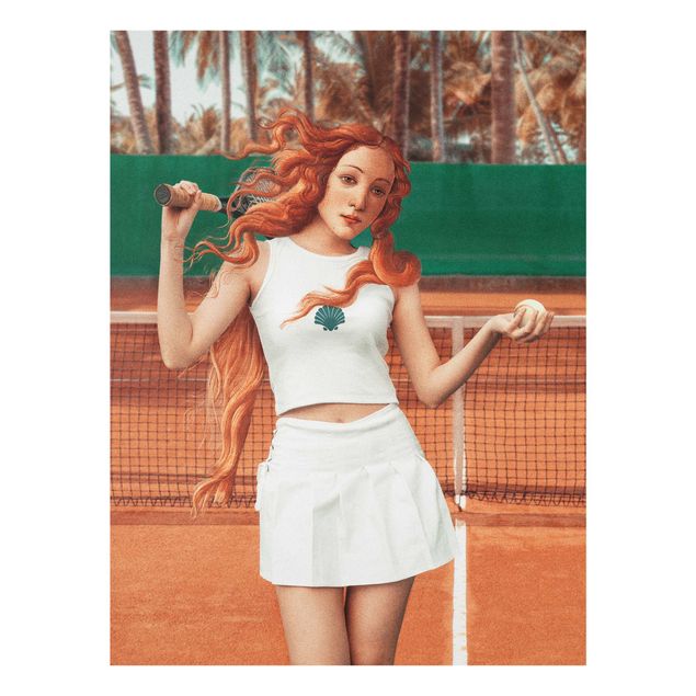 Cuadros naranja Tennis Venus
