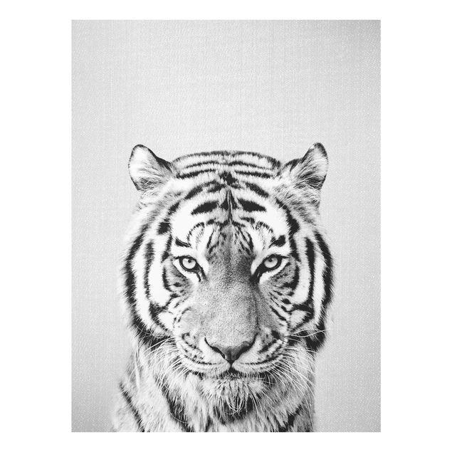 Cuadros modernos y elegantes Tiger Tiago Black And White