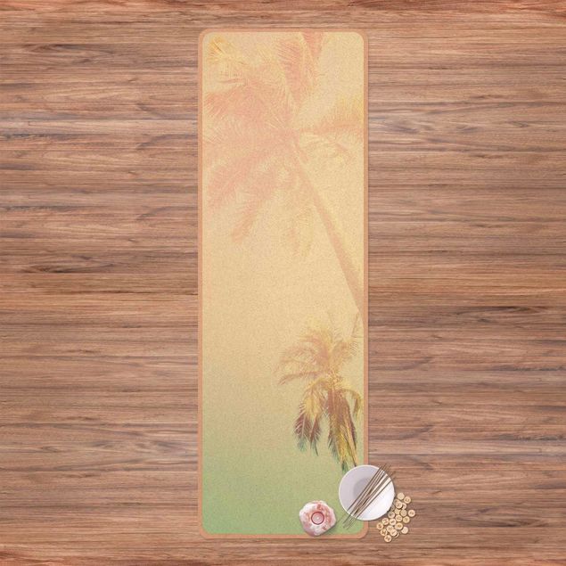Alfombras modernas Tropical Plants Palm Trees At Sunset lll