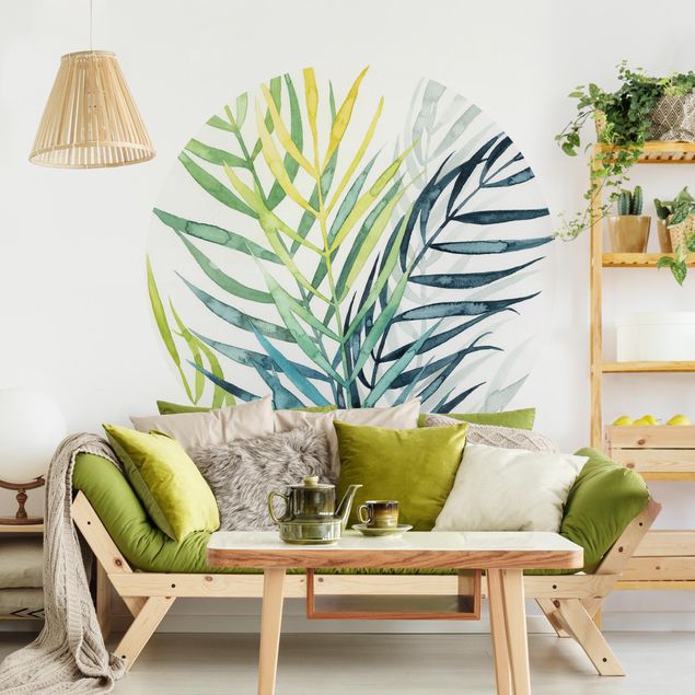 Papel pintado floral Tropical Foliage - Palme