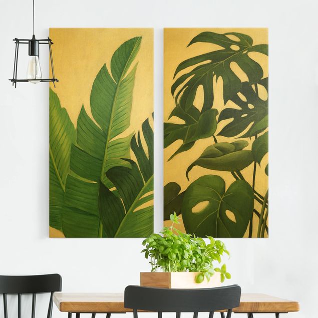 Cuadro con paisajes Tropical Foliage Duo