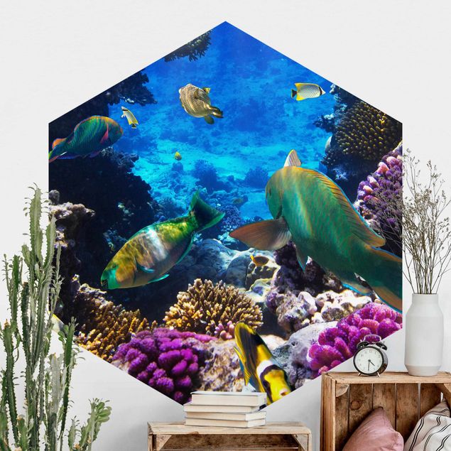 Papel pintado peces baño Underwater Dreams