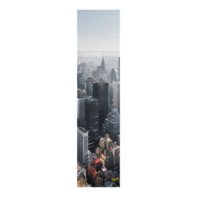 Paneles japoneses arquitectura y skyline Upper Manhattan New York City