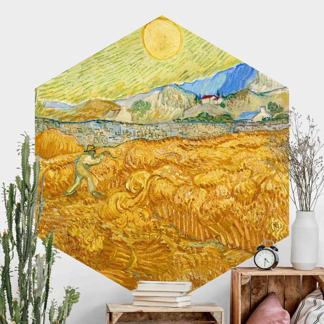 Decoración de cocinas Vincent Van Gogh - Wheatfield With Reaper