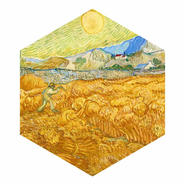 Estilos artísticos Vincent Van Gogh - Wheatfield With Reaper