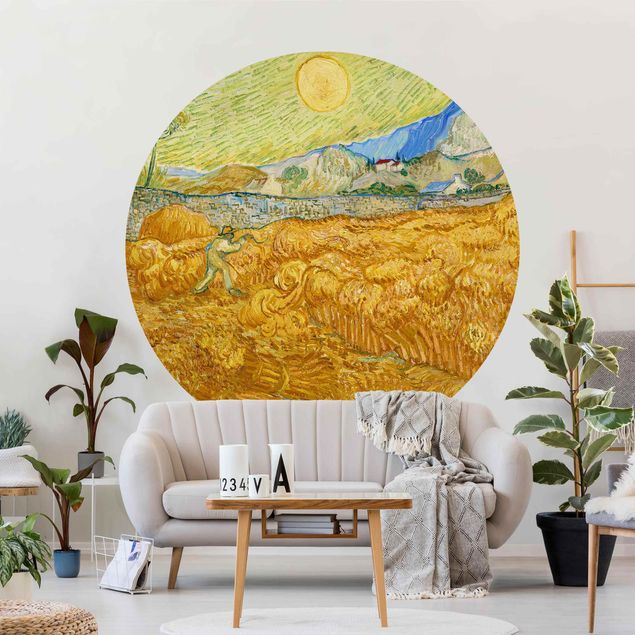 Cuadro del Impresionismo Vincent Van Gogh - The Harvest, The Grain Field