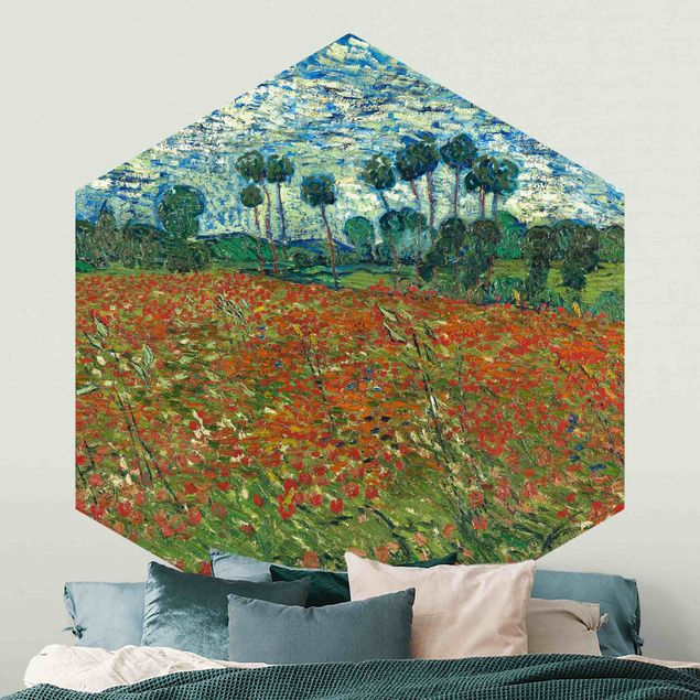Decoración cocina Vincent Van Gogh - Poppy Field