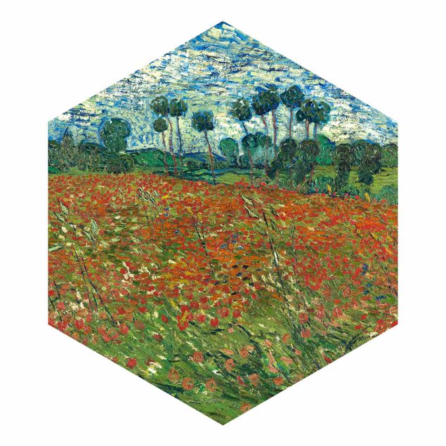 Cuadros famosos Vincent Van Gogh - Poppy Field
