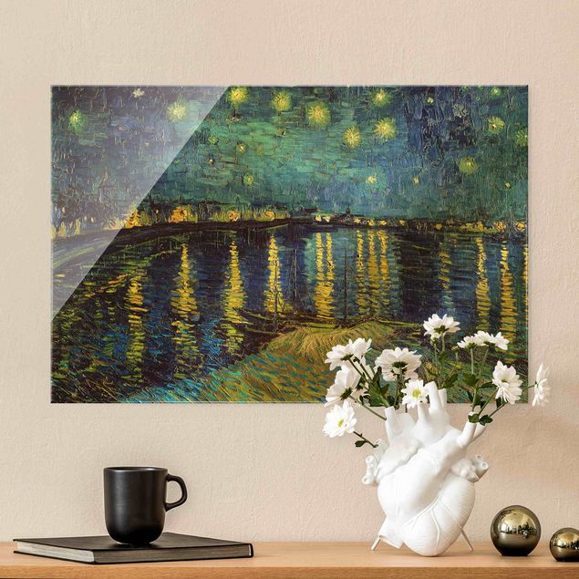 Cuadro del Impresionismo Vincent Van Gogh - Starry Night Over The Rhone