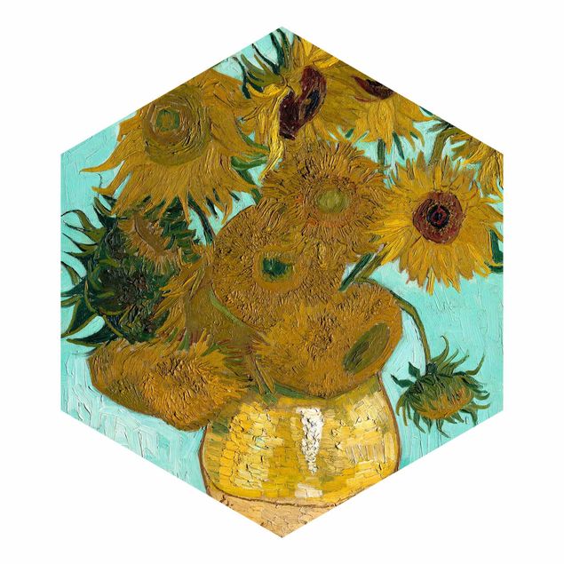 Estilo artístico Post Impresionismo Vincent Van Gogh - Vase With Sunflowers