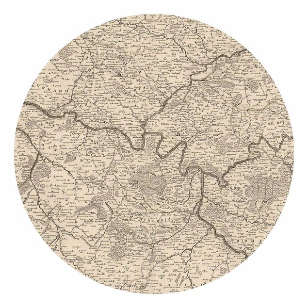 Cuadros Haase Vintage Map France