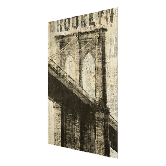 Cuadros Vintage NY Brooklyn Bridge